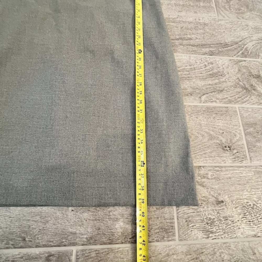 Banana Republic Womens Luxe Brushed Twill Sheath Dress Size 14 Gray Lined Career - Picture 9 of 9